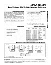 DataSheet MAX4502 pdf